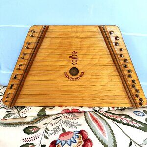 Vintage Nepenenoyka Lap Harp Zither 15 String instrument the Repultic of Belarus